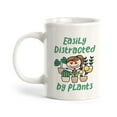 thumbnail image 1 of Easily Distracted by Plants 11oz Plastic Coffee Mug, 1 of 3