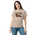 thumbnail image 1 of Easily Distracted by Wieners Tee: For the True Dachshund Fan (Sand, S), 1 of 3