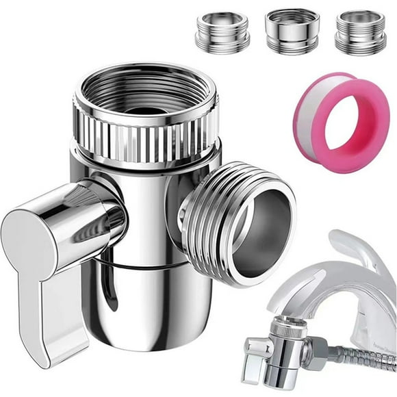 Easily Installed Brass Splitter Valve Compatible with Multiple Fittings