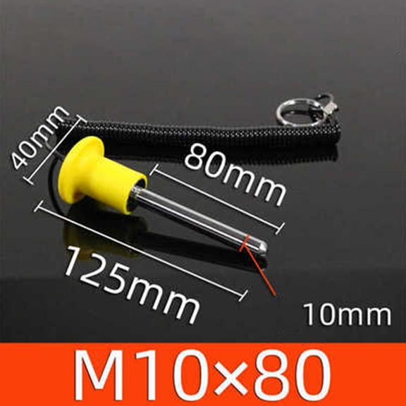 Easily Installed Magnetic Weight Pins Safe Operation Of Your Fitness Machines Without Compromising(M10*80mm)