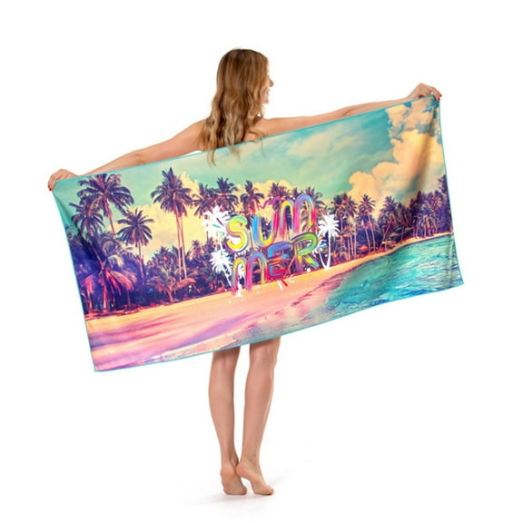 Easily Packable Microfiber Beach Towels 160x80cm Perfect for Travel Plans