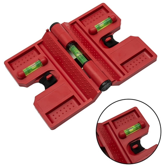 Easily Portable Magnetic Post Leveling Device With Strap Attachment Horizontal & Vertical Measurement Capabilities