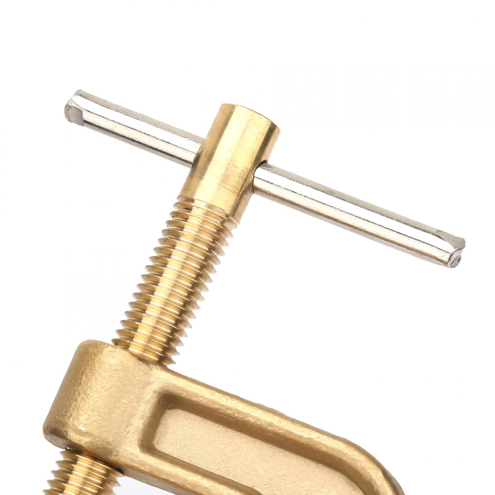 Easily Rotate Screw Current 500A GType Clamp Brass Welding Oxidation