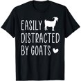 thumbnail image 1 of Easily distracted by Goats - Lovers Goats T-Shirt, 1 of 3