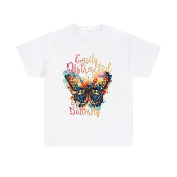 Easily distracted by butterfly Tee, Butterfly Hippie Shirt ID-0222-IQV9