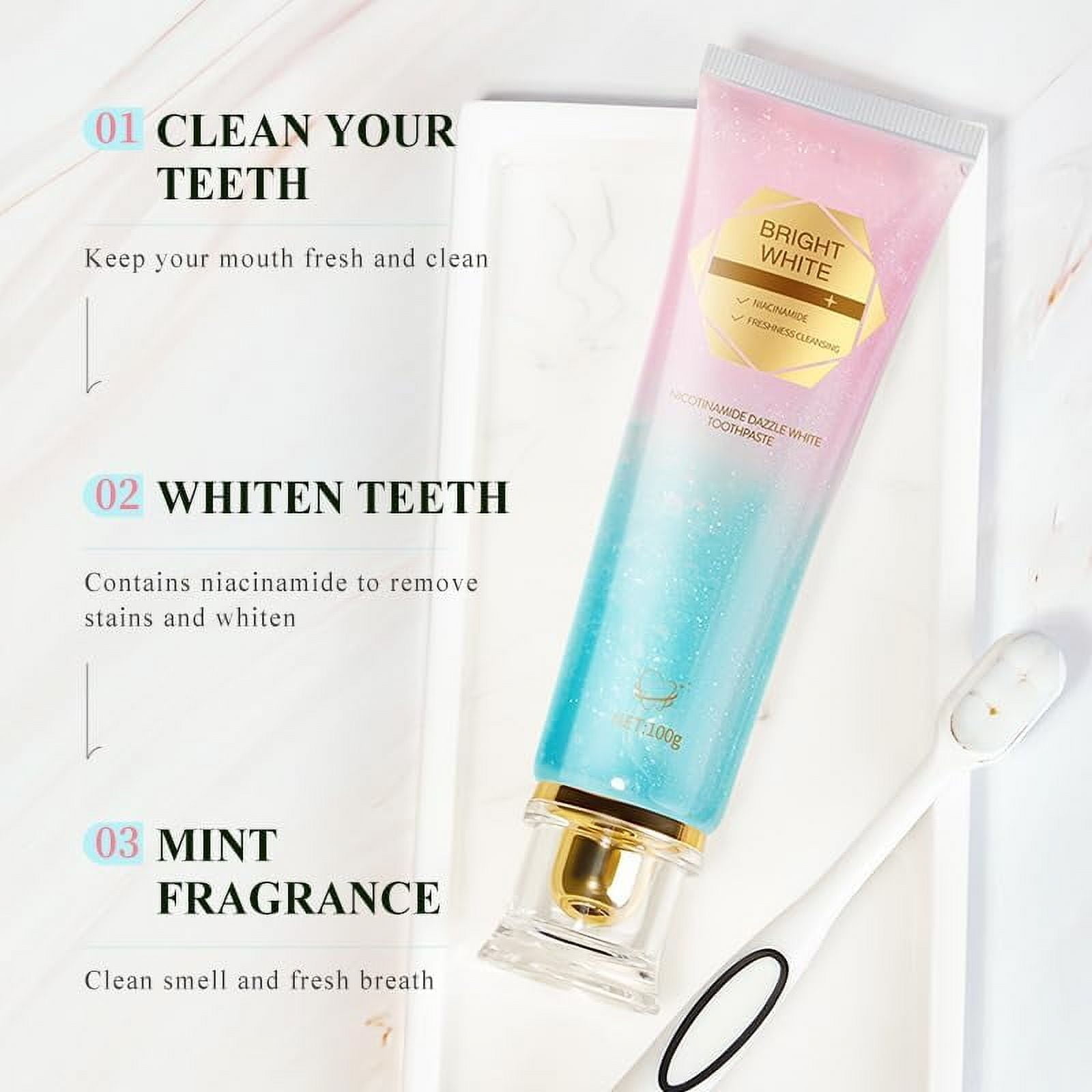Easilyous Bright White Toothpaste, Easilyous Toothpaste, Niacinamide ...