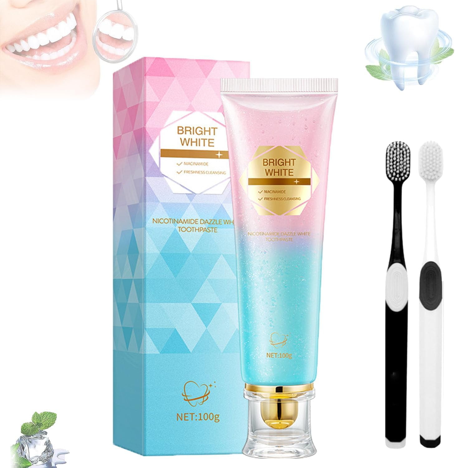 Easilyous Toothpaste, Easilyous Niacinamide Whitening Toothpaste ...