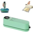 thumbnail image 1 of Easilyous Vacuum Sealer, Easilyus Mini Cordless Vacuum Sealer, 3 in 1 Cordless Rechargeable Food Sealer,Handheld VacuumS Sealer for Food Preservation,Inflation Pump for Balls (Green), 1 of 9