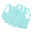 thumbnail image 1 of EaskTriop 3 Pack Sports Bras for Women High Support Wireless Seamless Bra with Breathable Mesh for Running Yoga Workout Blue, 1 of 6