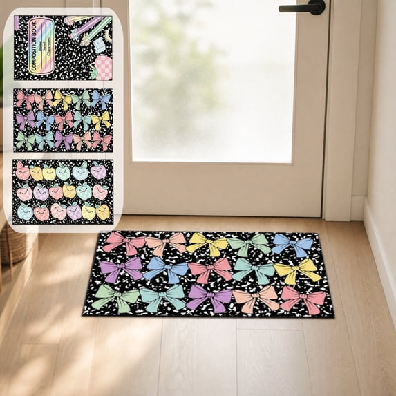 EaskTriop Floor Doormat, Indoor Entry Rug Wear‑Resistant Non‑Slip Mat for Classroom Home Entrance Daily Use
