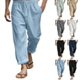 thumbnail image 1 of EaskTriop Men's Athletic Workout Pants Quick Dry Moisture Wicking Loose Fit Open Bottom Trousers Outdoor Travel Hiking Casual Sweatpants, 1 of 5