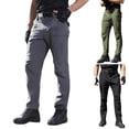 thumbnail image 1 of EaskTriop Men's Cargo Pants Stretch Work Pants Lightweight Synthetic Utility Trousers Water Resistant Multi Pockets for Outdoor Hiking, 1 of 4