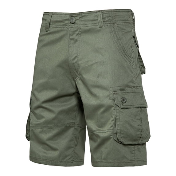 EaskTriop Men's Cargo Shorts Relaxed Fit Multi-Pocket Casual Outdoor Shorts, Lightweight Synthetic Twill Breathable Hiking Work Shorts