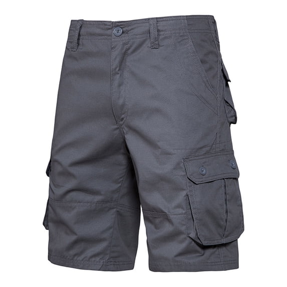 EaskTriop Men's Cargo Shorts Relaxed Fit Multi-Pocket Casual Outdoor Shorts, Lightweight Synthetic Twill Breathable Hiking Work Shorts