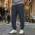 thumbnail image 1 of EaskTriop Men's Casual Joggers Sweatpants with Pockets, Elastic Waist Relaxed Fit Lounge Pants, Breathable Soft Performance Active Daily Wear, 1 of 5