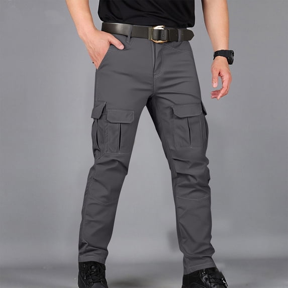 EaskTriop Men's Lightweight Cargo Hiking Pants Stretch Quick Dry Outdoor Utility Trousers with Multi-Pockets Relaxed Fit Athletic Work Casual Slacks