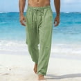 thumbnail image 1 of EaskTriop Men's Yoga Sweatpants Open Bottom Lounge Pants, Breathable Moisture Wicking Loose Fit Athletic Trousers with Pockets Big & Tall, 1 of 6
