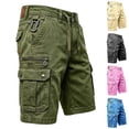 thumbnail image 1 of EaskTriop Mens Cargo Shorts Relaxed Fit Multi-Pocket Work Shorts with Zipper Pockets Drawstring Elastic Waist Outdoor Hiking Short, 1 of 6