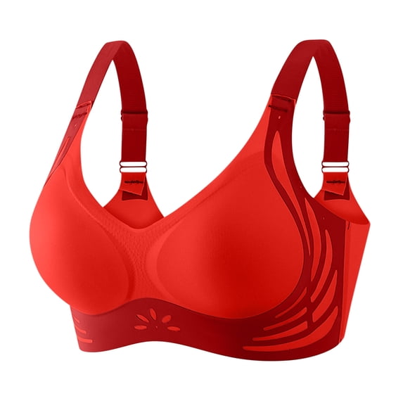 EaskTriop Wireless Bras for Women, Seamless Bra No Underwire Supportive Full Coverage Comfortable Everyday Bralette, Push Up Bra