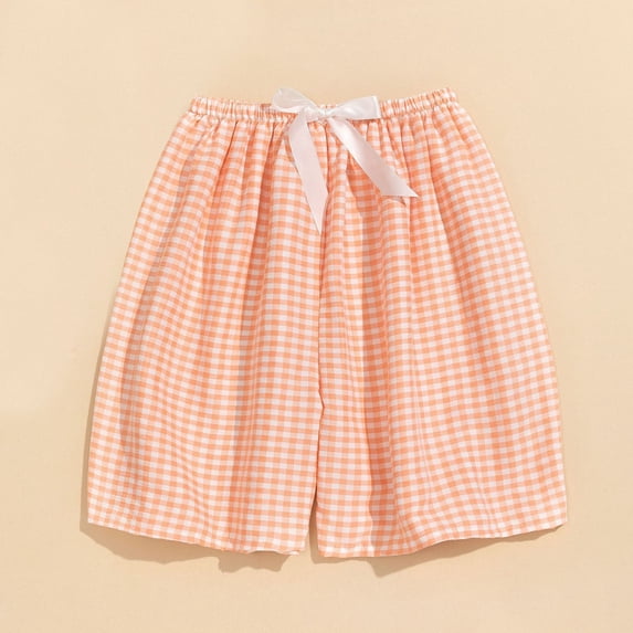 EaskTriop Women's Plaid Shorts Summer Casual High Waisted Wide Leg Gingham Lounge Shorts Cute Beach Vacation Dressy Shorts Breathable
