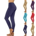 thumbnail image 1 of EaskTriop Womens Ruched Ankle Leggings High Waist Slim Fit Yoga Pants Comfy Stretchy Skinny Tights Soft Everyday Pants Running Gym, 1 of 6