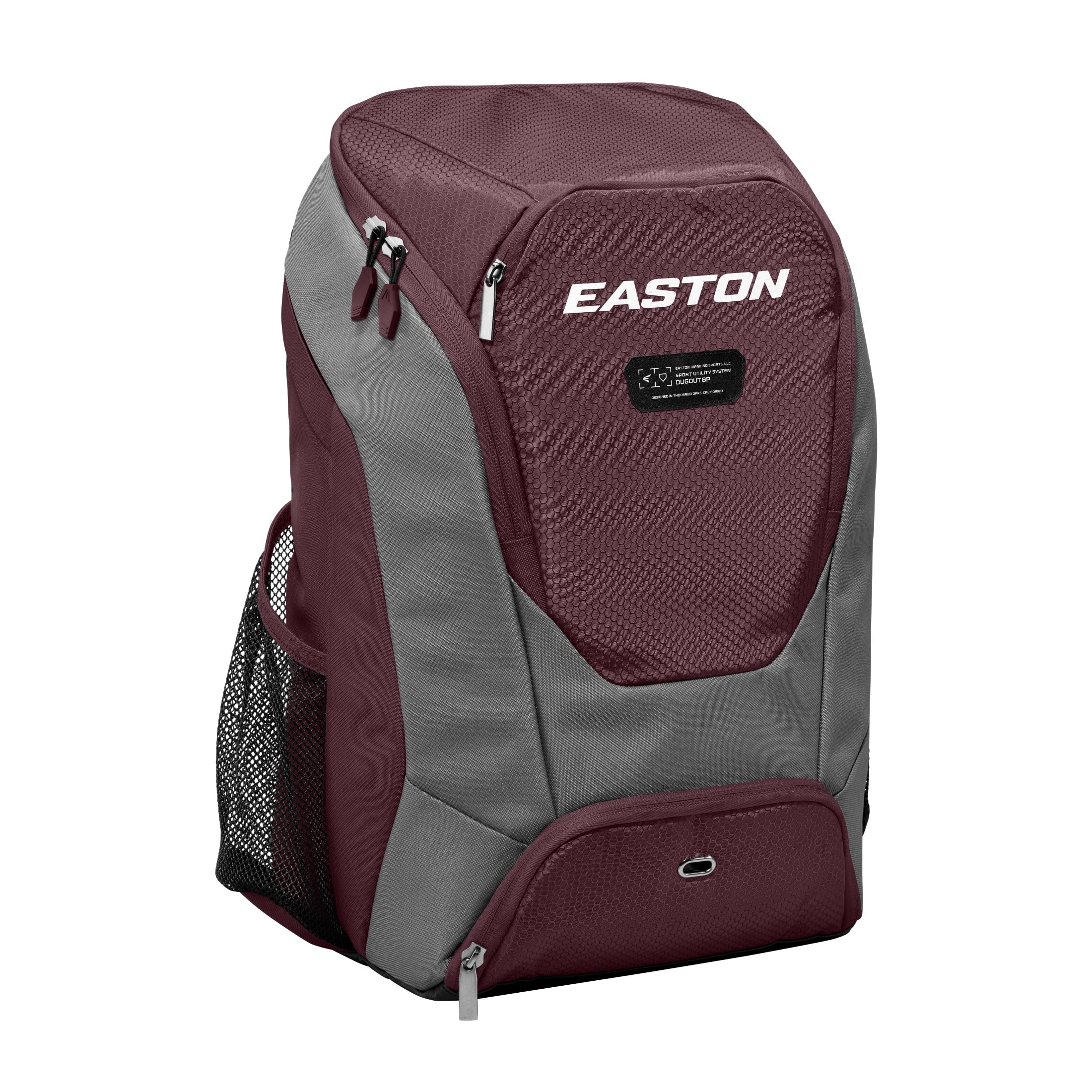 Easton Dugout Backpack Equipment Bag | Baseball & Softball | Maroon