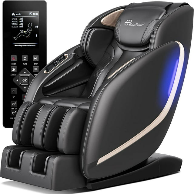 Easpearl 4D Full Body Massage Chair Zero Gravity Shiatsu Recliner with Heat Thai Stretch