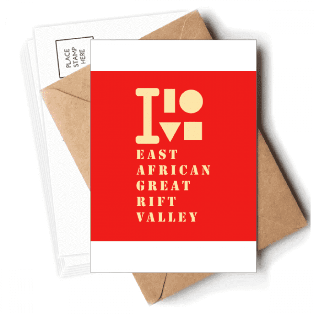 East African Great Rift Valley Postcards Envelopes Blank Note Cards ...