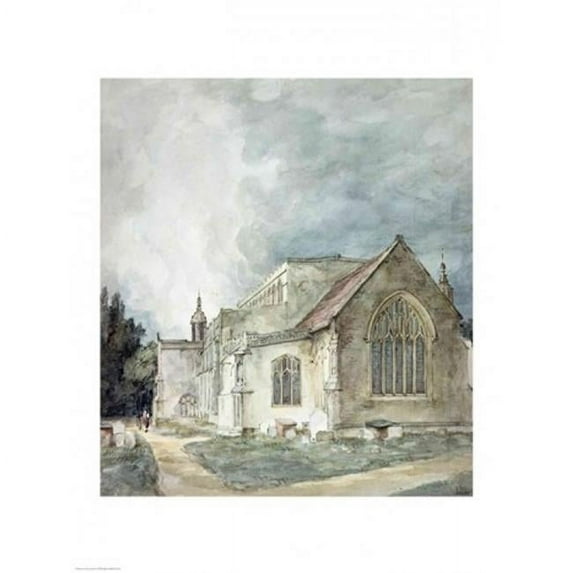 East Bergholt Church C.1805-11 Poster Print by John Constable - 24 x 36 in. - Large