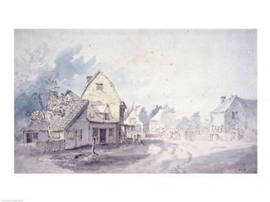 East Bergholt Street Canvas Art - John Constable (24 x 18)