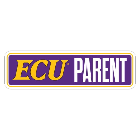 East Carolina Pirates Proud Parent Die Cut Decal Officially Licensed Collegiate Product (3-Inches Wide)