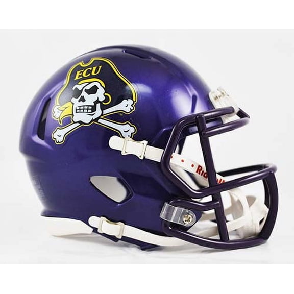 East Carolina Pirates Purple Riddell NCAA Speed Mini Helmet