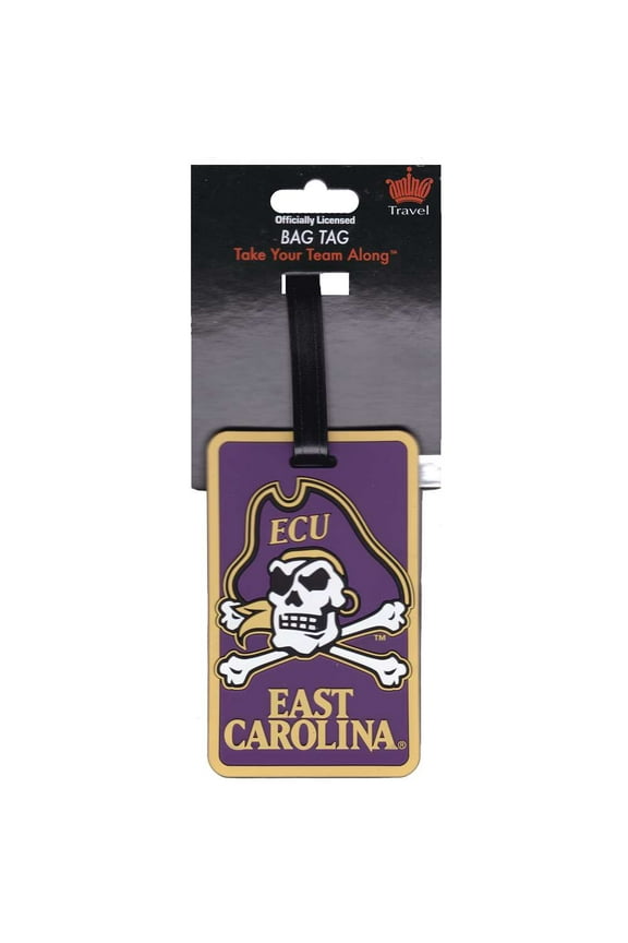 East Carolina Pirates Soft Luggage/Bag Tag