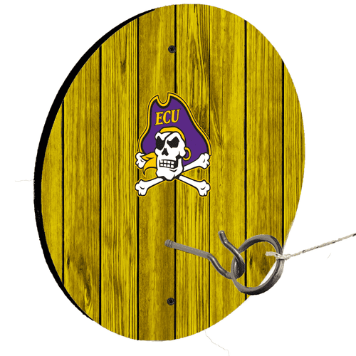 East Carolina University Yellow Ring Toss Lawn Game