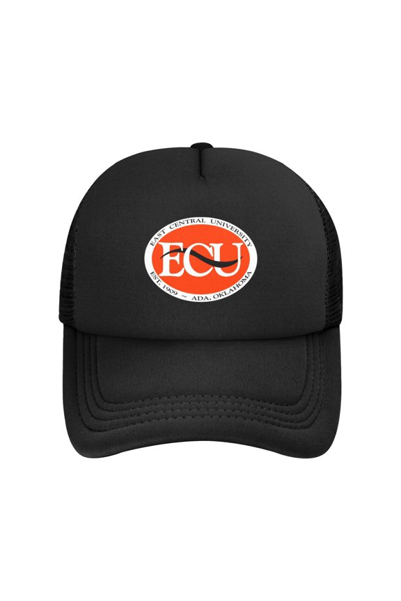 East Central University Solid Color Lightweight Adult Mesh Baseball Cap