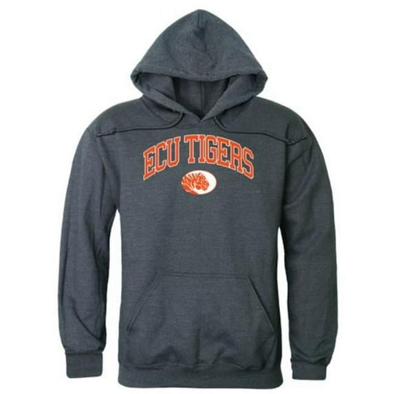 East Central University Tigers Campus Hoodie, Heather Charcoal - Small