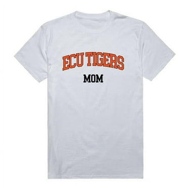 East Central University Tigers College Mom T-Shirt, White - Small