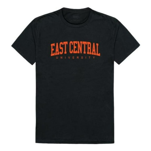 East Central University Tigers College T-Shirt, Black - Large