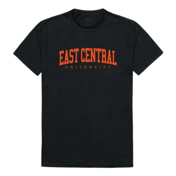 East Central University Tigers College T-Shirt, Black - Medium