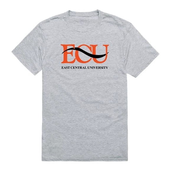 East Central University Tigers Institutional T-Shirt, Heather Grey - Large