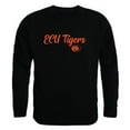 thumbnail image 1 of East Central University Tigers Script Crewneck Sweatshirt, Black - Large, 1 of 1