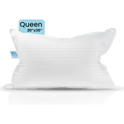 East Coast Bedding Balanced Dream 50/50 Goose Feather Down Pillow Pack of 1, Queen Size