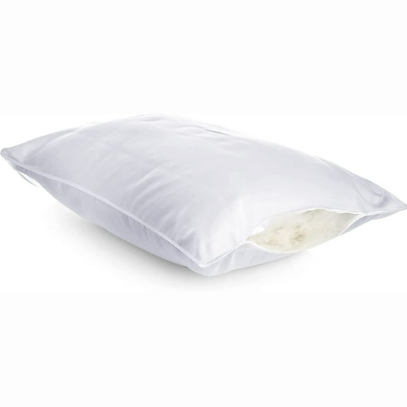 East Coast Bedding Empty Cotton Pillow Shell for DIY Bed Pillows King 300TC (Sewing Machine Required)