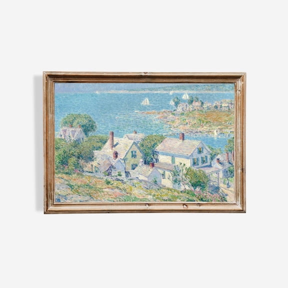 East Coast Grandmillennial Decor Coastal Granddaughter Cape Cod Vintage Coastal Cottage Decor Beach House Wall Art