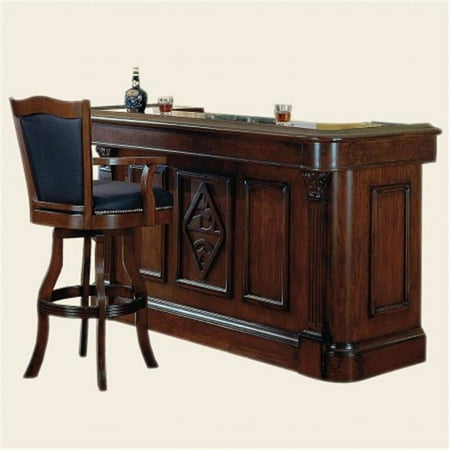 East Coast Innovators Monticello Bar Top, Distressed Walnut