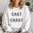 thumbnail image 1 of East Coast Retro Atlantic Ocean Beach Travel Souvenir Sweatshirt, for men & women, up to size 5XL., 1 of 2