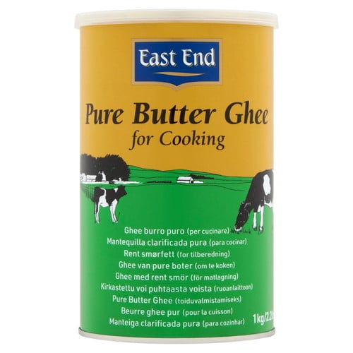 East End Butter Ghee 1kg, British Import (Pack of 2)