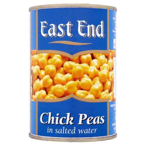 East End Chick Peas In Salted Water 400g, British Import (Pack of 3)