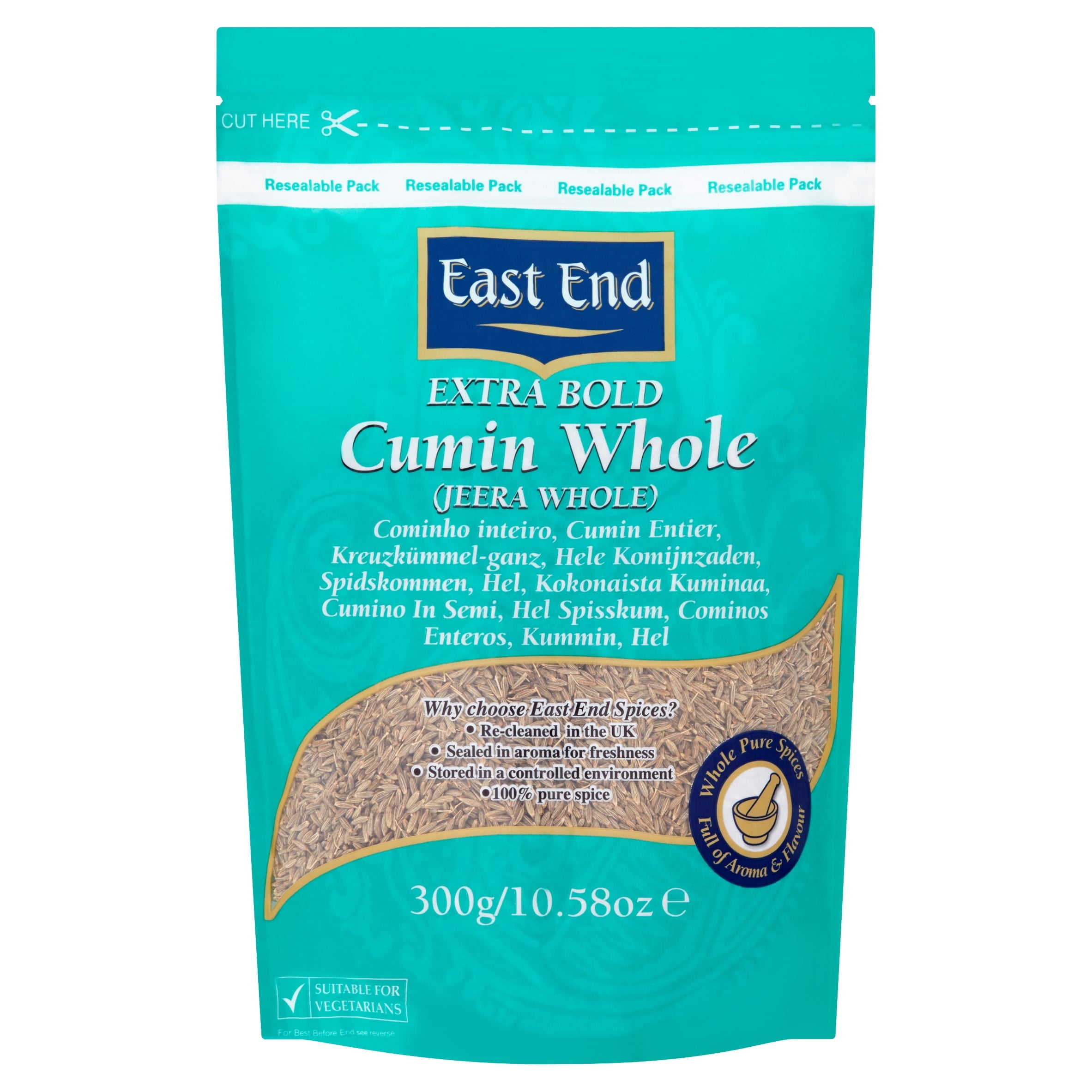 East End Cumin Whole 300G, Imported from Britain