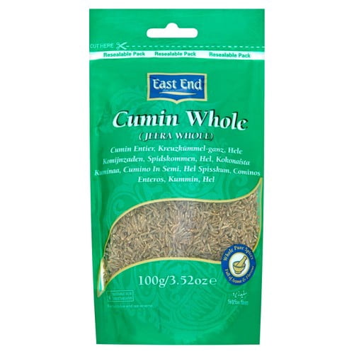 East End Cumin Whole Seeds 100g, British Import (Pack of 2)